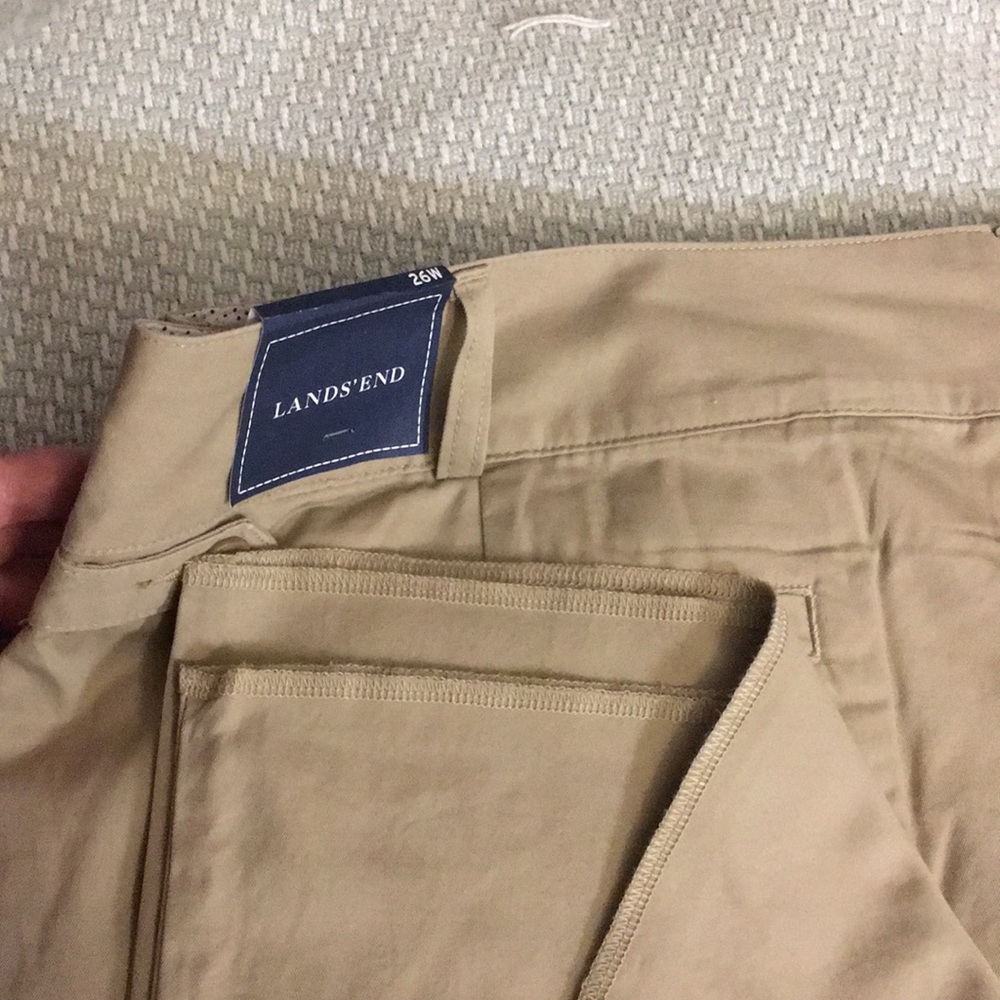 Never Worn Lands End Khakis